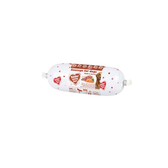 SAUCISSE CANARD CAROTTE  200 GR