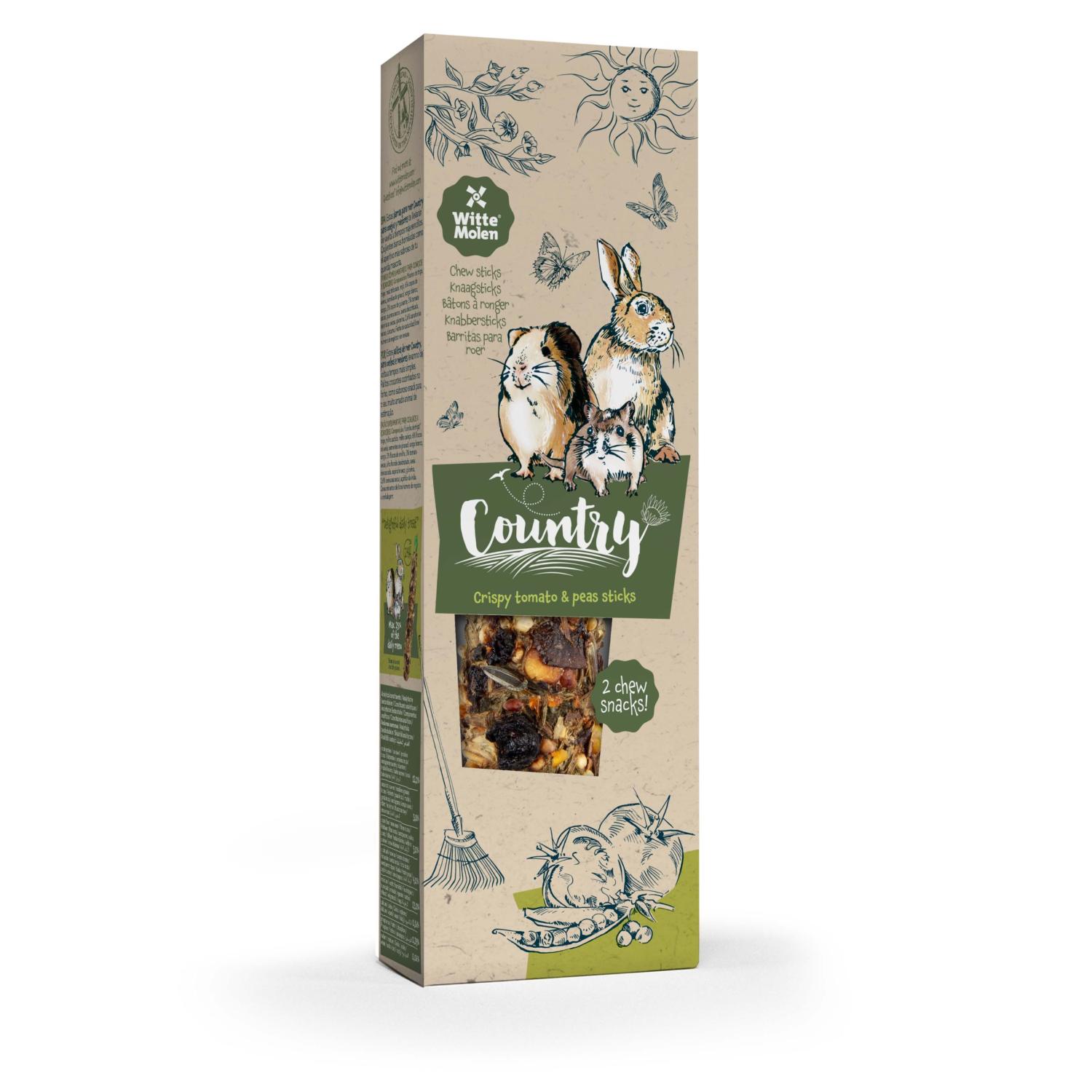 COUNTRY STICK RONGEURS TOMATE & POIS 180 GR
