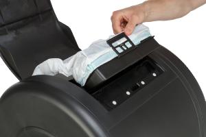 BAC A LITIERE AUTO NETTOYANTE NOIR