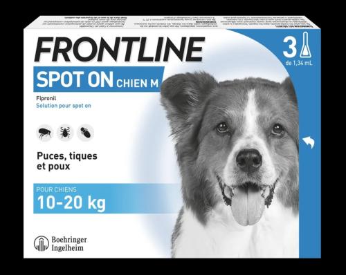 FRONTLINE 10/20KG 3 PIPETTES