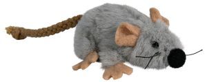 SOURIS AVEC CATNIP GRIS PELUCH