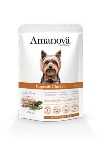 AMANOVA SACHET CHIEN POULET SANS CEREALES 100 G