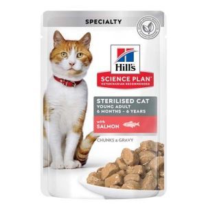 HILL'S STERILISED SACHET REPAS SAUMON X 1