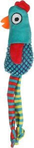 PELUCHE CHAT RAIBO POULE VERTE 23 CM