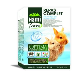 REPAS COMPLET TOY ET JEUNE LAPIN  HAMI FORM 900GR