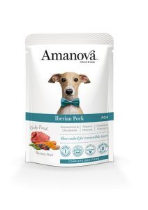 AMANOVA SACHET CHIEN PORC IBERIQUE SANS CEREALES 100 G