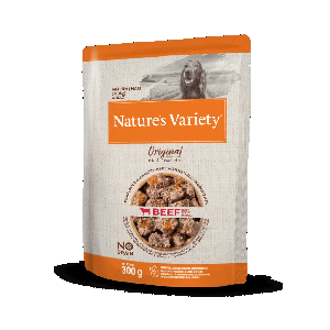 NATURE'VARIETY CHIEN POCHON MEDIUM / MAXI BOEUF 300 GR