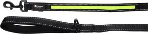 LAISSE LUMINEUSE FLITZY NOIR & JAUNE 130 CM