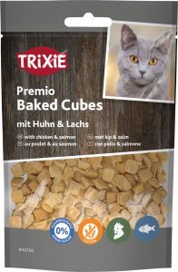 PREMIO CHAT BAKED CUBES POULET SAUMON