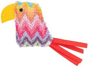 JOUET CHAT PERROQUET 12 CM