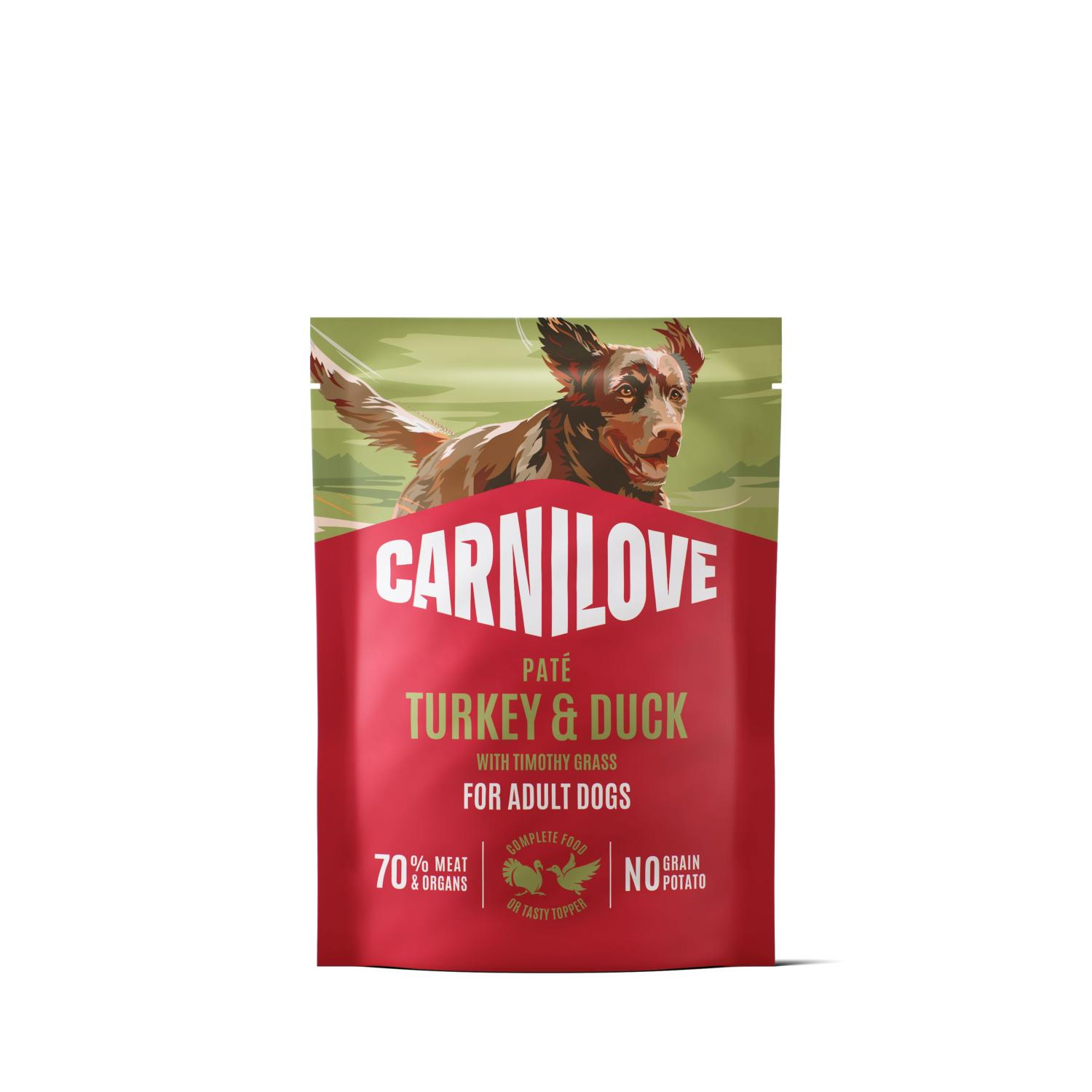 CARNILOVE POCHON CANARD 300 GR
