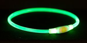 ANNEAU LUMINEUX FLASH USB VERT S-M