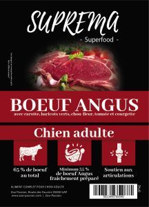 SUPREMA SUPERFOOD CHIEN AU BOEUF ANGUS 2 KG