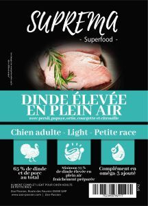 SUPREMA SUPERFOOD PETIT CHIEN LIGHT DINDE 2 KG