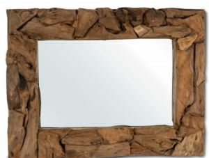 MIROIR TECK RECTANGULAIRE 60 X 7 X 80 CM