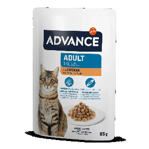 ADVANCE POCHON CHAT ADULTE POULET 85 GR X 12