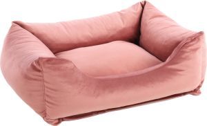 PANIER RECTANGULAIRE ELENA VIEUX ROSE 65 CM