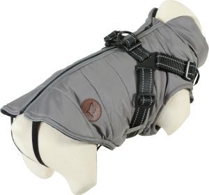 DOUDOUNE AVEC HARNAIS INTEGRE NOIR 25 CM