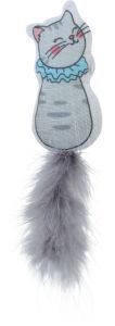 CHATOUILLE JOUET CHAT SOURIS COLLERETTE