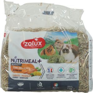 NUTRIMEAL FOIN ALPAGE CAROTTE / PISSENLIT 1 KG