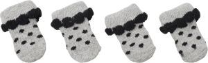 CHAUSSETTES ASIA GRISE X 4 S