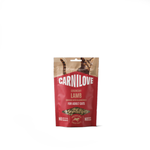 CARNILOVE CHAT CRUNCHY AGEAU & MURES 50 GR