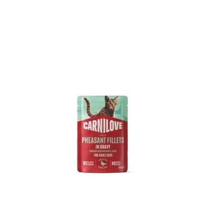 CARNILOVE CHAT POCHON FAISAN FEUILLE DE FRAMBOISIER 85 GR