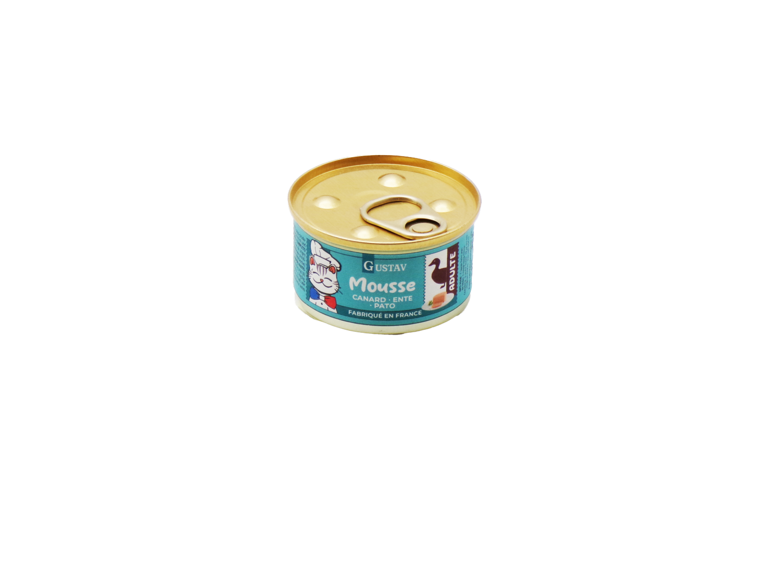 GUSTAV CHAT MOUSSE CANARD 85 GR