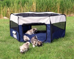 PARC POUR CHIOT EN POLYESTER