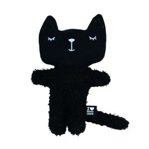 JOUET COUSSIN DE FRAPPE A REMPLISSAGE ZENO NOIR