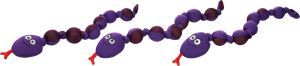 JOUET SNALA SERPENT EMOJI POURPRE 85 CM