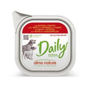 ALMO NATURE DAILY NO GLUTEN BOEUF POMME DE TERRE 100 GR