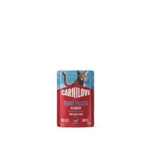 CARNILOVE CHAT POCHON TRUITE ECHINACEE 85 GR
