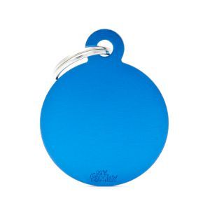 MEDAILLE BASIC ALU CERCLE BLEU GM