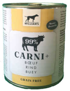WILLIAM'S OPTIMAL CARNI + BOEUF 800 gr