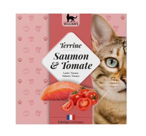 WILLIAM'S CHAT TERRINE SAUMON TOMATE 80 GR