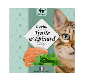 WILLIAM'S CHAT TERRINE TRUITE EPINARD