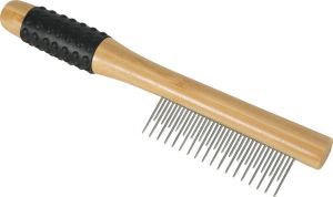 DOG SALON PEIGNE FIN EN BAMBOU