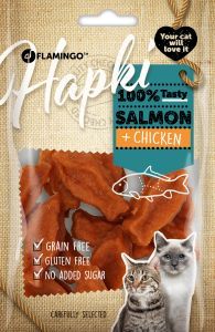 HAPKI CHAT POISSON AVEC SAUMON & POULET 50 GR