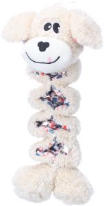 PELUCHE CHIEN ELASTIQUE FLOREO BEIGE